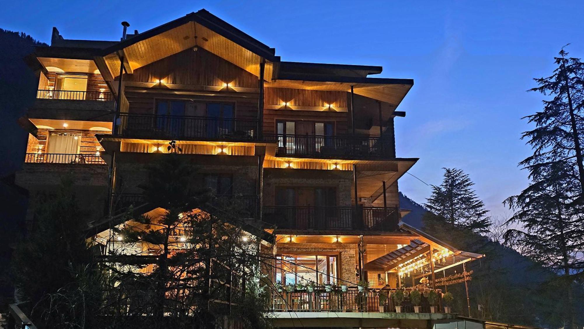 The Hillside Hotell Kasol Eksteriør bilde